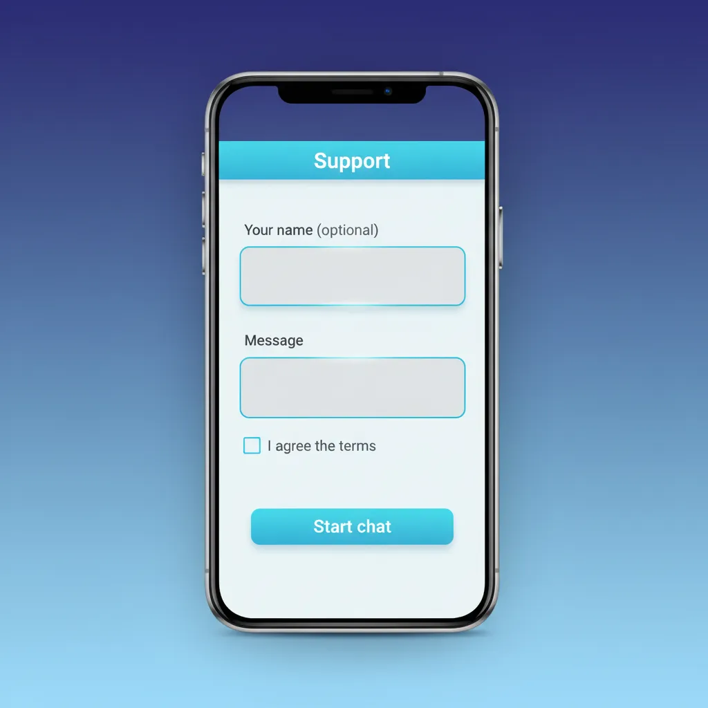 App Help screen with customer support options: 24/7 live chat, email support@1win.com, and Telegram @OneWinHelp.