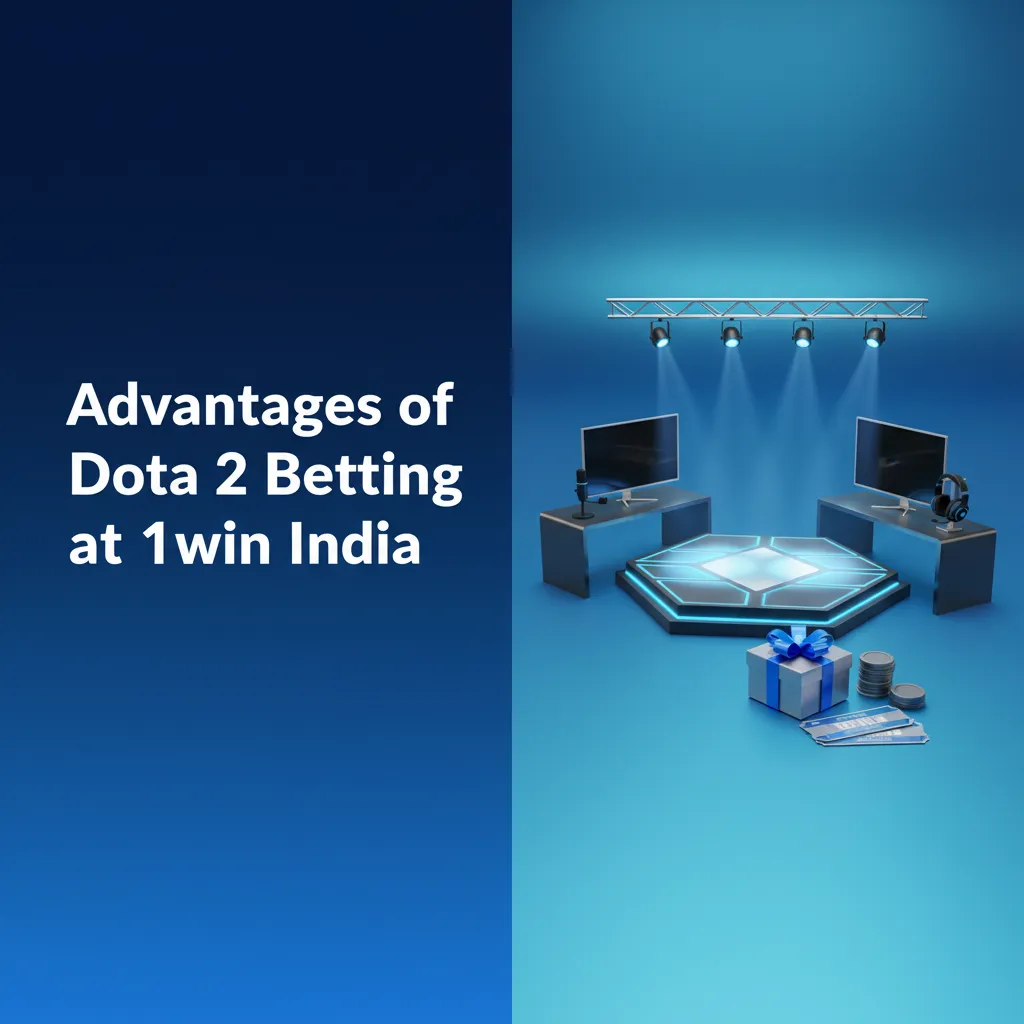 Infographic of 1win India Dota 2 betting perks: welcome bonus, UPI/Paytm, 24/7 support, Android/iOS app, live odds, INR bets.