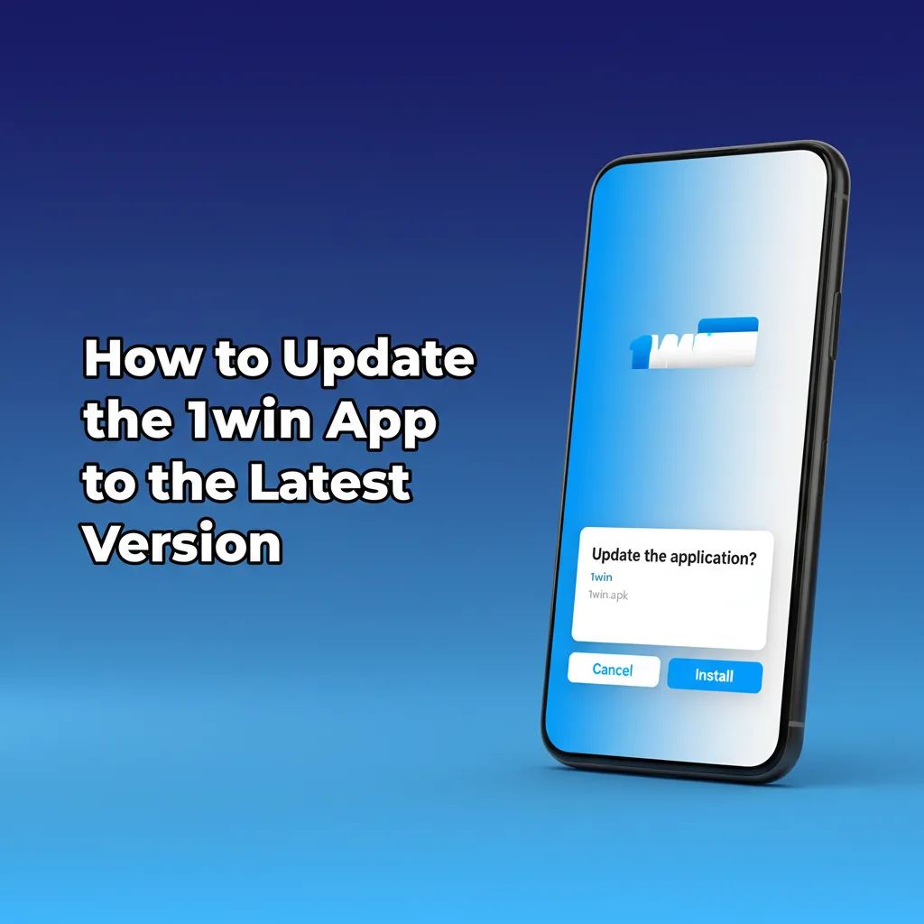 Guide showing 1win iOS PWA auto-updates; close and reopen app or clear Safari cache to refresh to latest version.