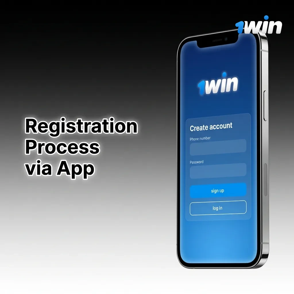 Mobile app registration screen&nbsp;