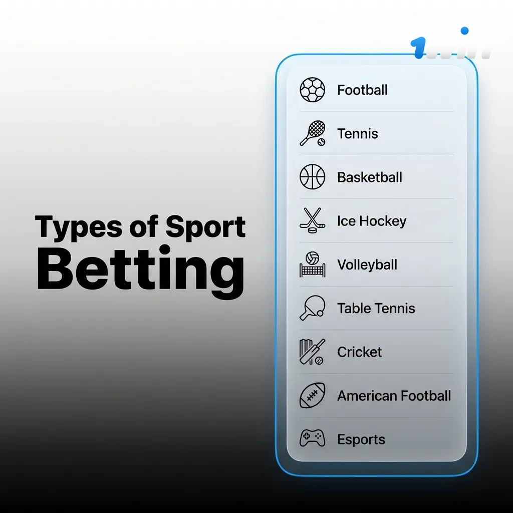 Sports betting options&nbsp;