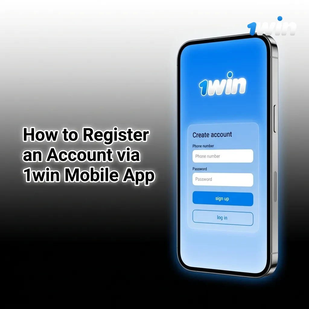 mobile app registration screen showing sign-up form