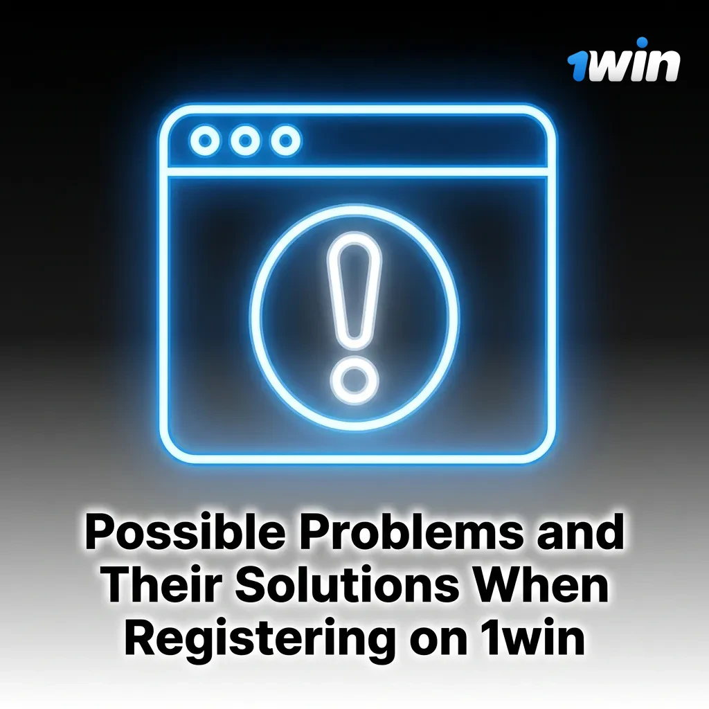 Table showing common 1win registration problems&nbsp;