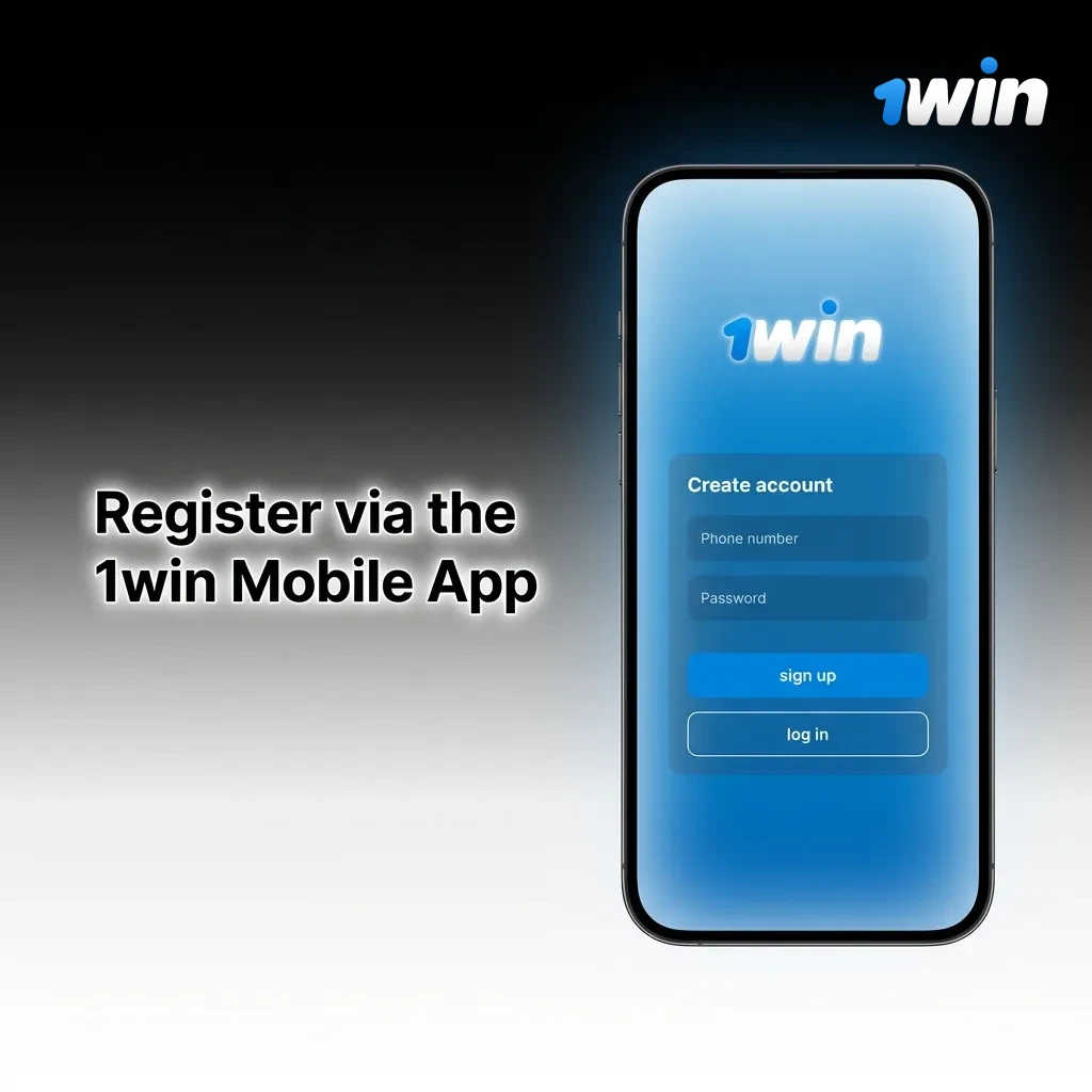 Screenshot of mobile app registration screen&nbsp;